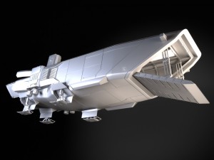 Star Wars Transporter - Atmospheric Assault Lander 3D Model