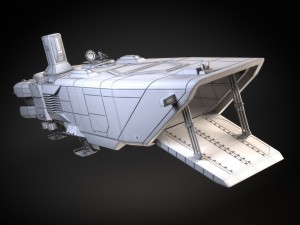Star Wars Transporter - Atmospheric Assault Lander 3D Model