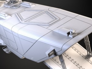 Star Wars Transporter - Atmospheric Assault Lander 3D Model