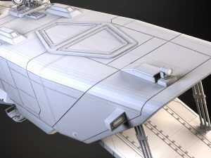 Star Wars Transporter - Atmospheric Assault Lander 3D Model