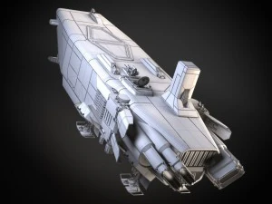 Star Wars Transporter - Atmospheric Assault Lander 3D Model