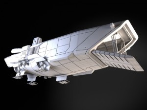 Star Wars Transporter - Atmospheric Assault Lander 3D Model