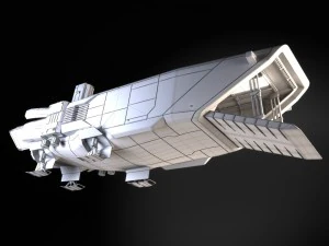 Star Wars Transporter - Atmospheric Assault Lander 3D Model