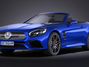 Mercedes-Benz SL 2017 3D Model