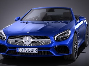 Mercedes-Benz SL 2017 3D Модель