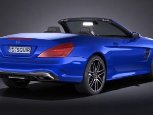 Mercedes-Benz SL 2017 3D Модель