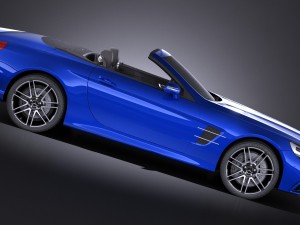 Mercedes-Benz SL 2017 3D Модель