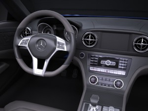 Mercedes-Benz SL 2017 3D Модель