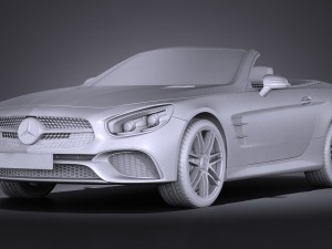 Mercedes-Benz SL 2017 3D Модель
