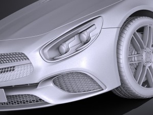 Mercedes-Benz SL 2017 3D Модель