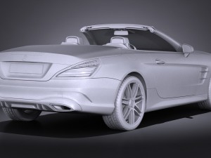 Mercedes-Benz SL 2017 3D Модель
