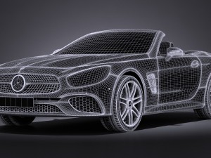 Mercedes-Benz SL 2017 3D Модель