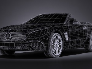 Mercedes-Benz SL 2017 3D Модель