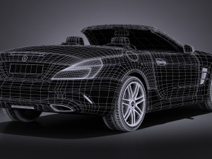 Mercedes-Benz SL 2017 3D Модель