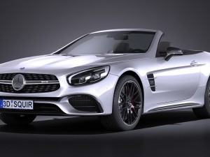 Mercedes-Benz SL 63 AMG 2017 3D मॉडल