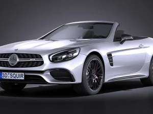 Mercedes-Benz SL 63 AMG 2017 Modello 3D