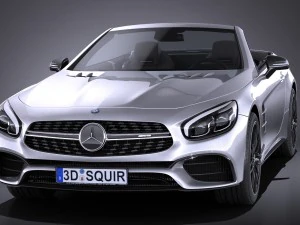 Mercedes-Benz SL 63 AMG 2017 3D Model