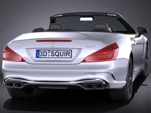 Mercedes-Benz SL 63 AMG 2017 3D Model