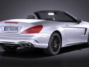 Mercedes-Benz SL 63 AMG 2017 3D 模型
