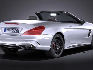 Mercedes-Benz SL 63 AMG 2017 3D Model
