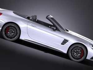 Mercedes-Benz SL 63 AMG 2017 3D 模型
