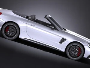 Mercedes-Benz SL 63 AMG 2017 3D Model