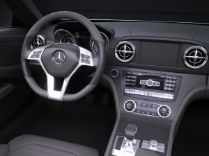 Mercedes-Benz SL 63 AMG 2017 3D 模型
