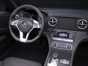 Mercedes-Benz SL 63 AMG 2017 3D Model