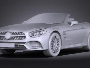 Mercedes-Benz SL 63 AMG 2017 3D Model