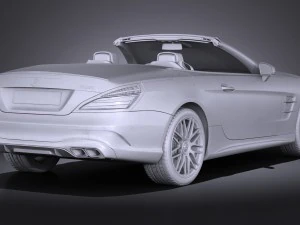 Mercedes-Benz SL 63 AMG 2017 3D Model