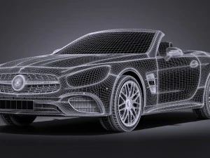 Mercedes-Benz SL 63 AMG 2017 3D Model