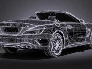 Mercedes-Benz SL 63 AMG 2017 3D Model