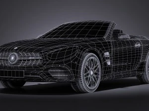 Mercedes-Benz SL 63 AMG 2017 3D Model