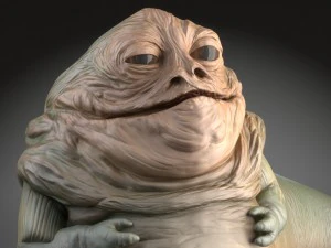 Star Wars Jabba the Hutt 3D Model