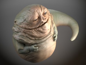 Star Wars Jabba the Hutt 3D Модель