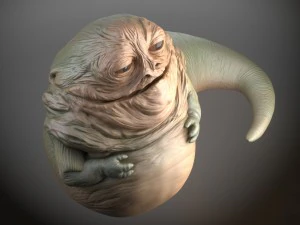 Star Wars Jabba the Hutt 3D Model