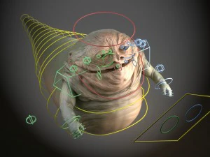 Star Wars Jabba the Hutt 3D Model