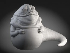 Star Wars Jabba the Hutt 3D Model
