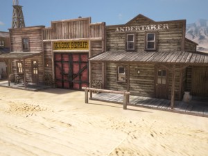 Western Town 3D मॉडल