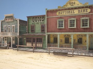 Western Town 3D मॉडल