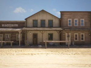 ciudad occidental Modelo 3D