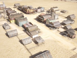 Western Town 3D मॉडल