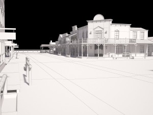 Western Town 3D मॉडल