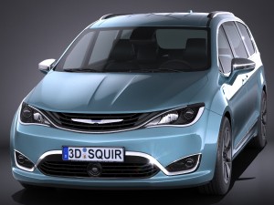 Chrysler Pacifica 2017 3Dモデル