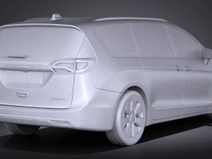 Chrysler Pacifica 2017 3D Model
