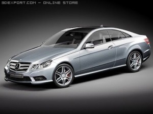 Mercedes-Benz E Coupe 2010 3Dモデル