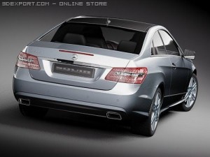 Mercedes-Benz E Coupe 2010 3Dモデル