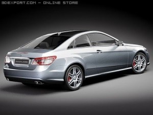 Mercedes-Benz E Coupe 2010 3Dモデル