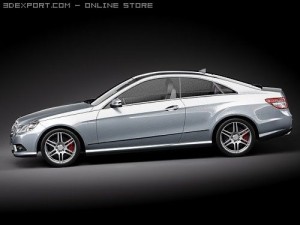 Mercedes-Benz E Coupe 2010 3Dモデル
