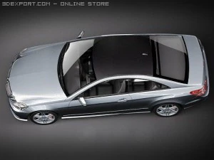 Mercedes-Benz E Coupe 2010 3D Model
